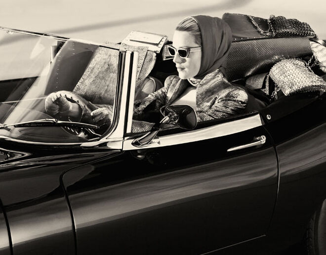 A protagonista da campanha publicitária da fragrância Lady Million, de Paco Rabanne