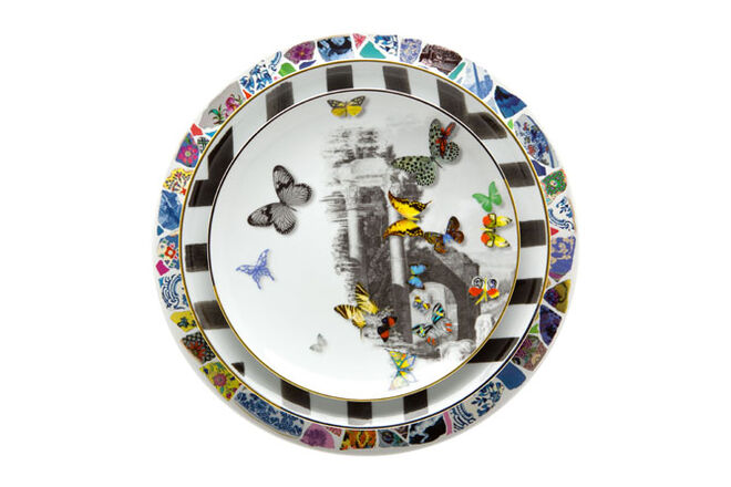 Pratos em porcelana ilustrados por Christian Lacroix, Vista Alegre