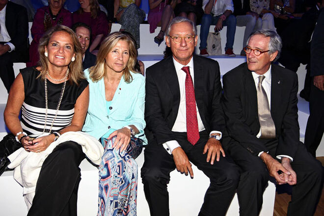 Helena Rakosnik, Joana Ortega, Isak Andic e Xavier Trias