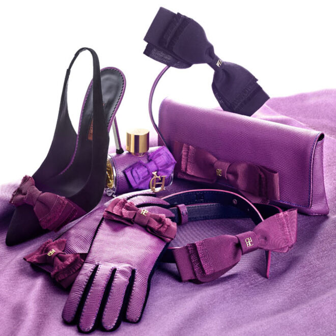 Uma coleção de cinco acessórios, delicados e simultaneamente marcantes, para completar o mais importante de todos os acessórios: o perfume.