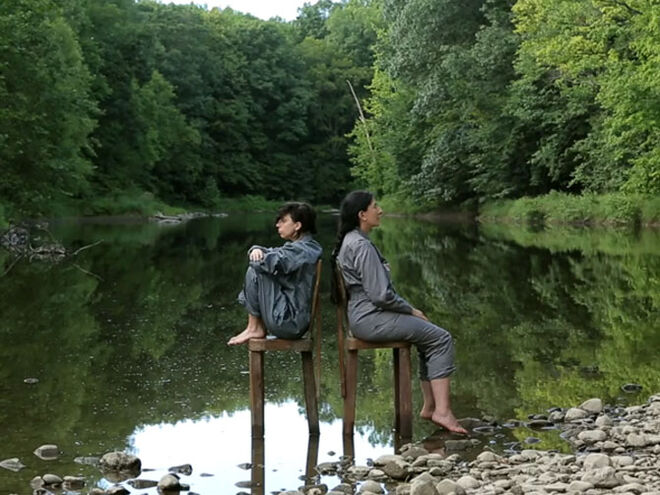 Com Marina Abramovic