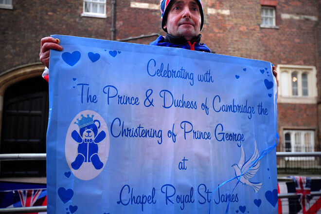 O batizado do pequeno George