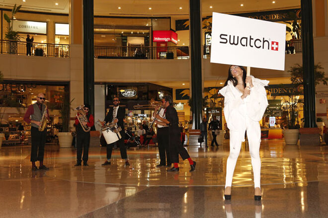 O novo espaço Swatch