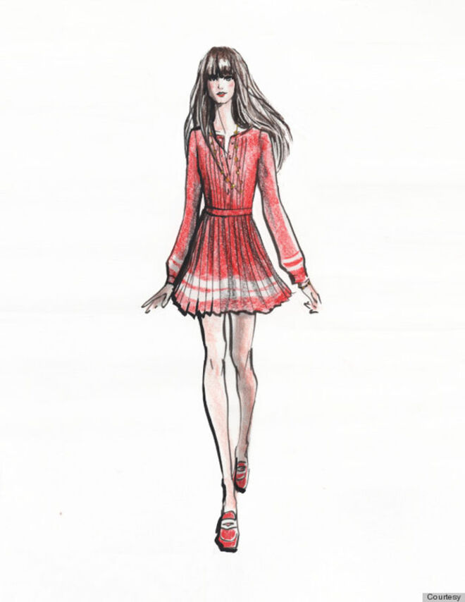 Zooey Deschanel desenha para Tommy Hilfiger