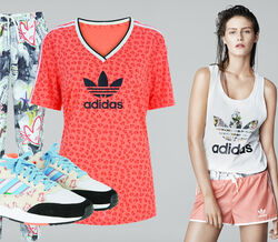 Adidas lança coleção com a Topshop