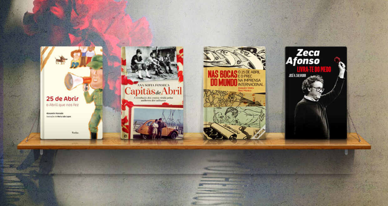 Livros que assinalam os 40 anos do 25 de Abril
