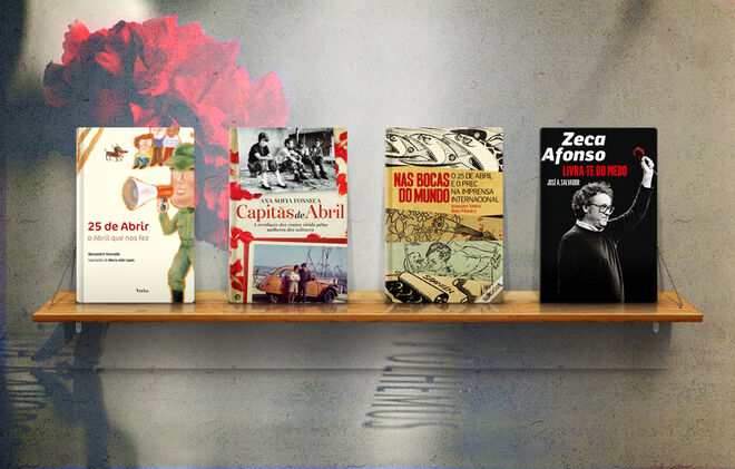 Livros que assinalam os 40 anos do 25 de Abril