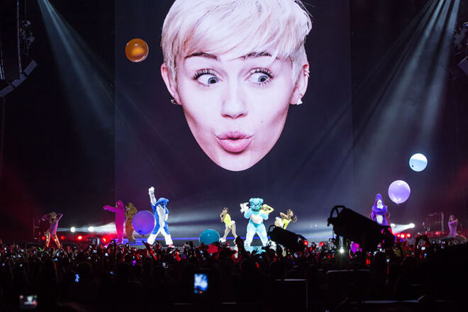 O concerto de Miley Cyrus em Lisboa