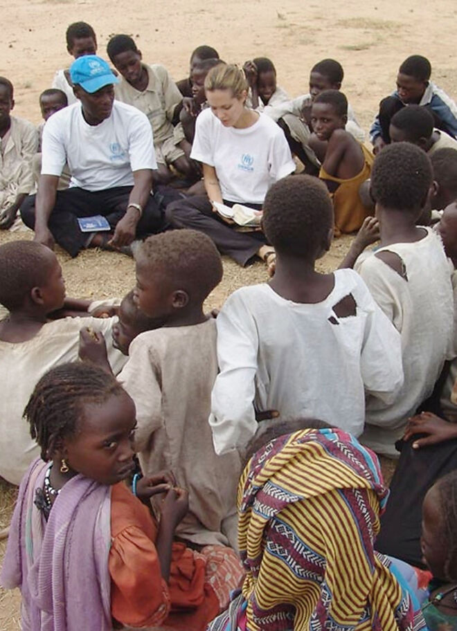 O Lado Humanitário de Angelina