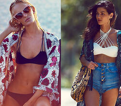 Quimonos e biquínis: a dupla deste verão 