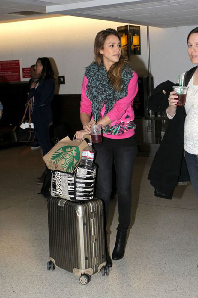 A companheira de viagem das celebridades