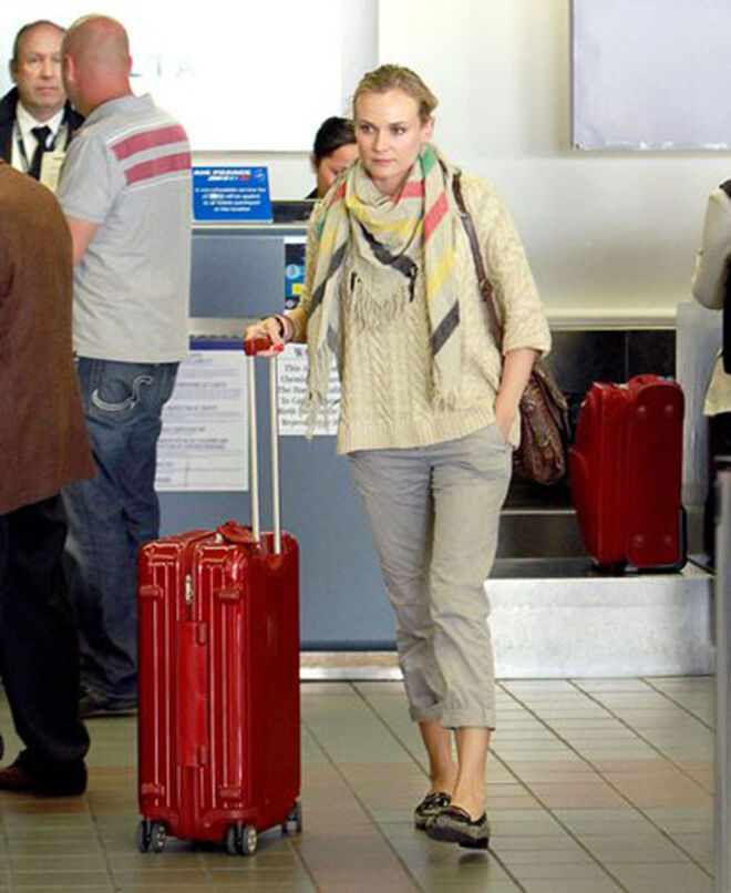 A companheira de viagem das celebridades