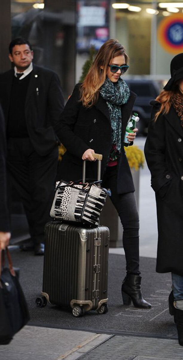 A companheira de viagem das celebridades