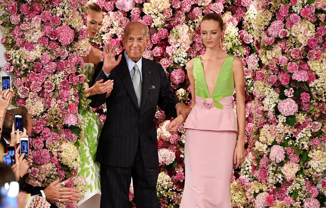 A despedida de Oscar de la Renta