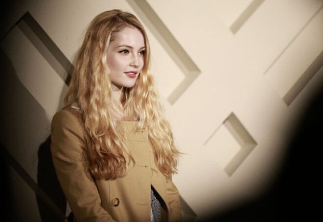 Romeo Beckham na campanha natalícia da Burberry