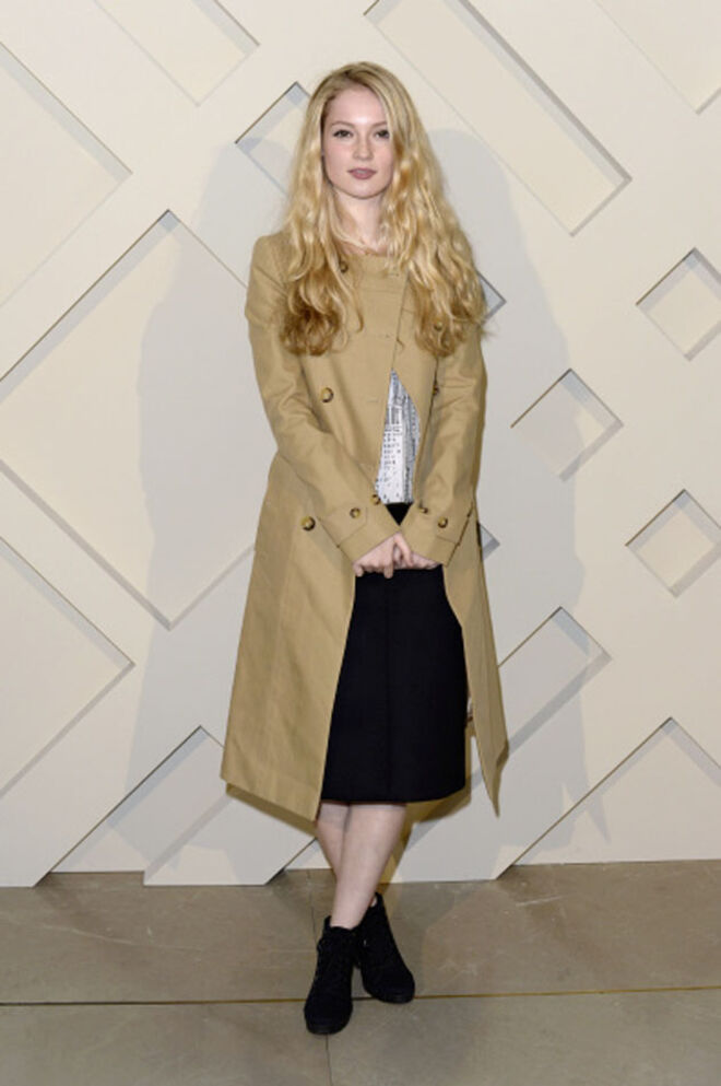 Romeo Beckham na campanha natalícia da Burberry