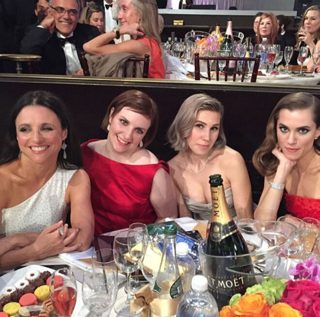 Os Golden Globes no Instagram