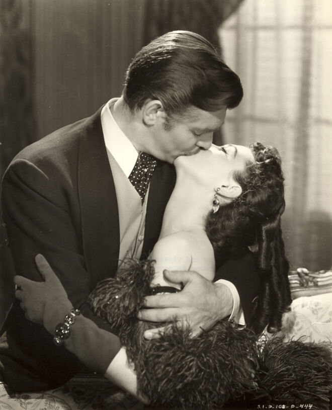 Vivian Leigh e Clark Gable,  E Tudo o Vento Levou, 1939