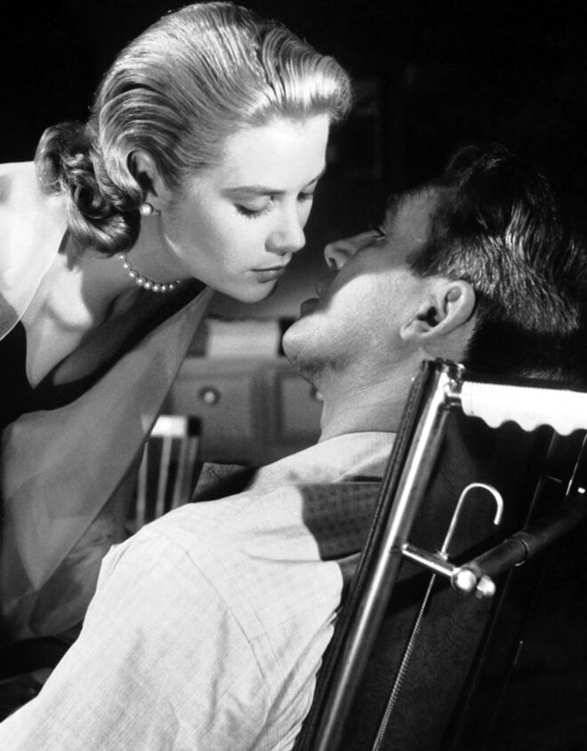 Grace Kelly e James Stewart, Janela Indiscreta, 1954