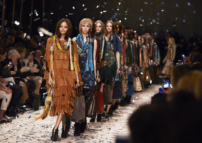 Burberry para Outono-Inverno 15/16