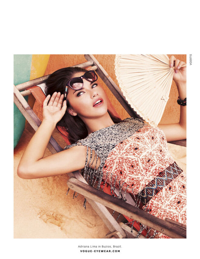 Adriana Lima para Vogue