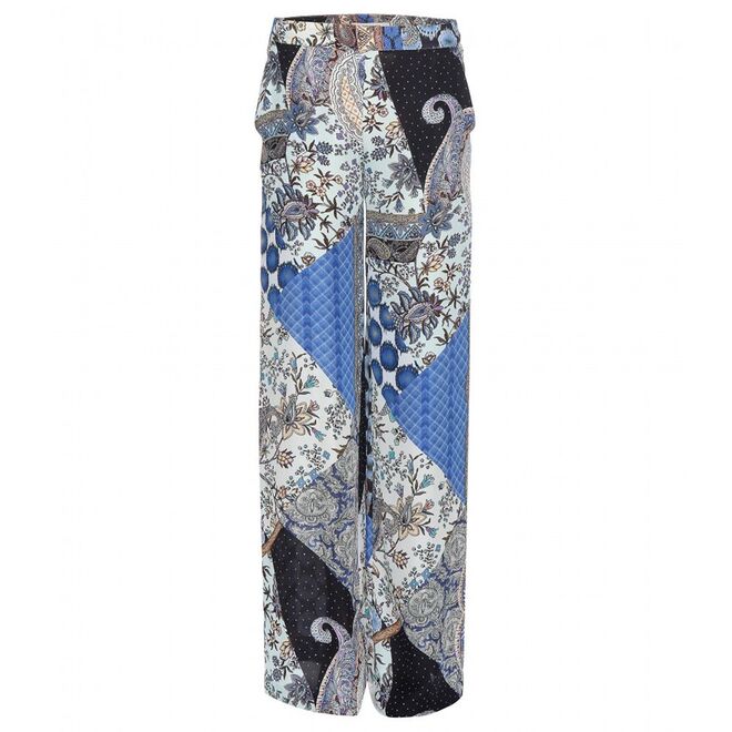 Calças em seda, €550, Etro