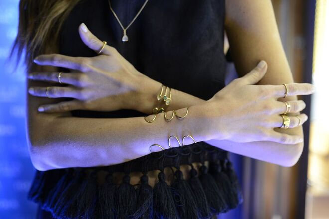  Gala Gonzalez com as sua coleção cápsula