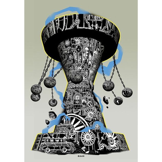 NEW IKEA ART EVENT 2015 COLLECTION POSTER,MOTIF CREATED BY NURIA MORA