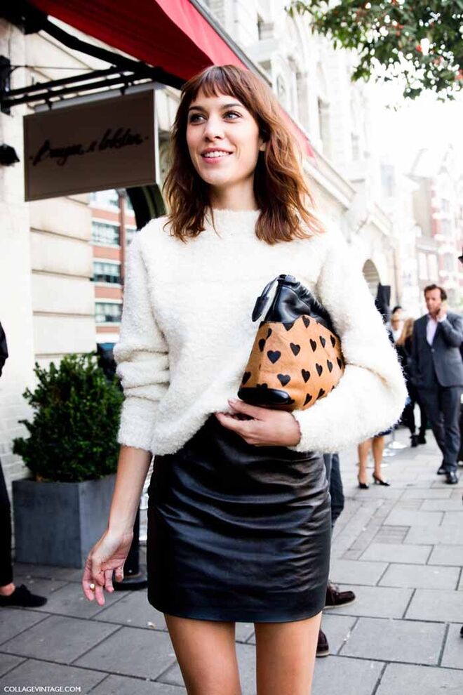 Alexa Chung na Fashion Week de Londres