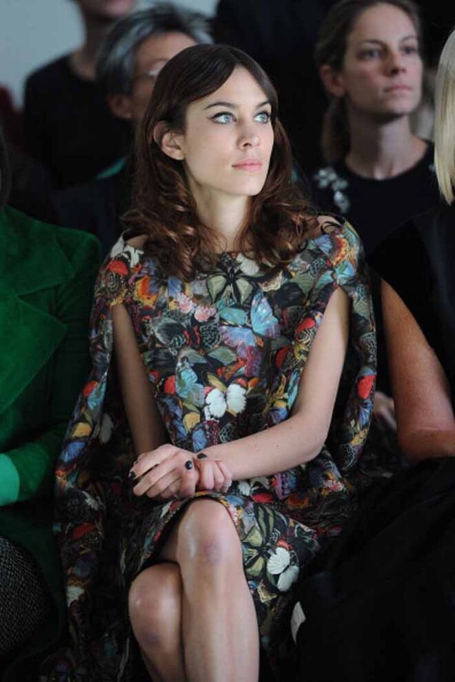Alexa Chung na Fashion Week de Milão