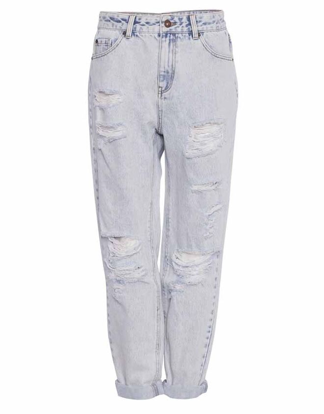 Calças em denim, €19, Primark 