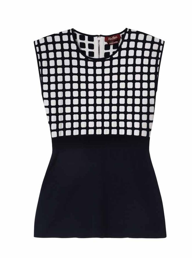 Top em algodão, €249, Max Mara Studio
