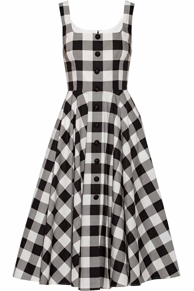 Vestido em algodão, €1450, Dolce & Gabbana 