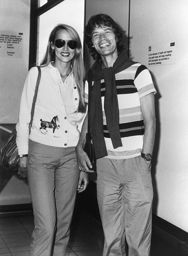 Jerry Hall e MicK Jagger