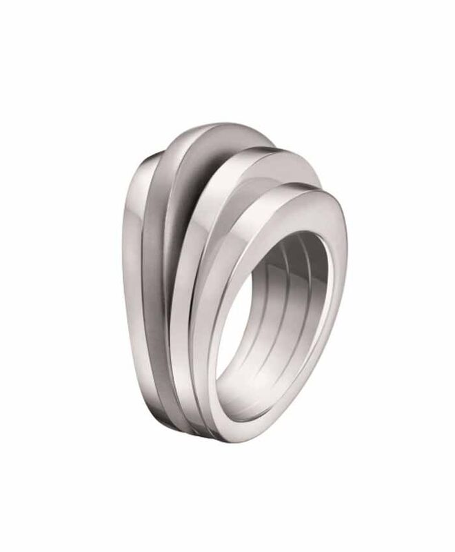 Anel em aço, €93, Calvin Klein, na Boutique dos Relógios