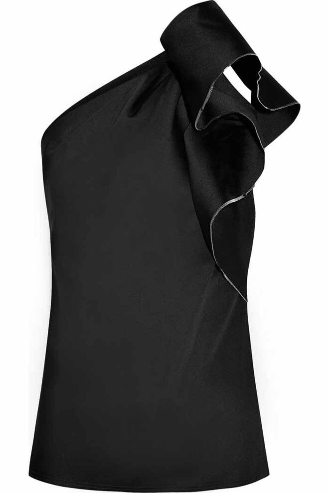 Top em crepe de seda, €1290, Lanvin, em www.net-a-porter.com 