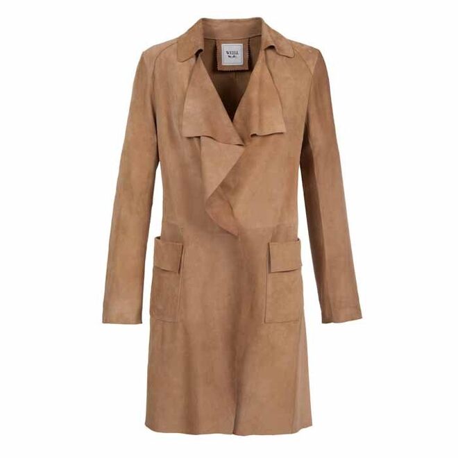 Casaco em camurça, €789, Weill