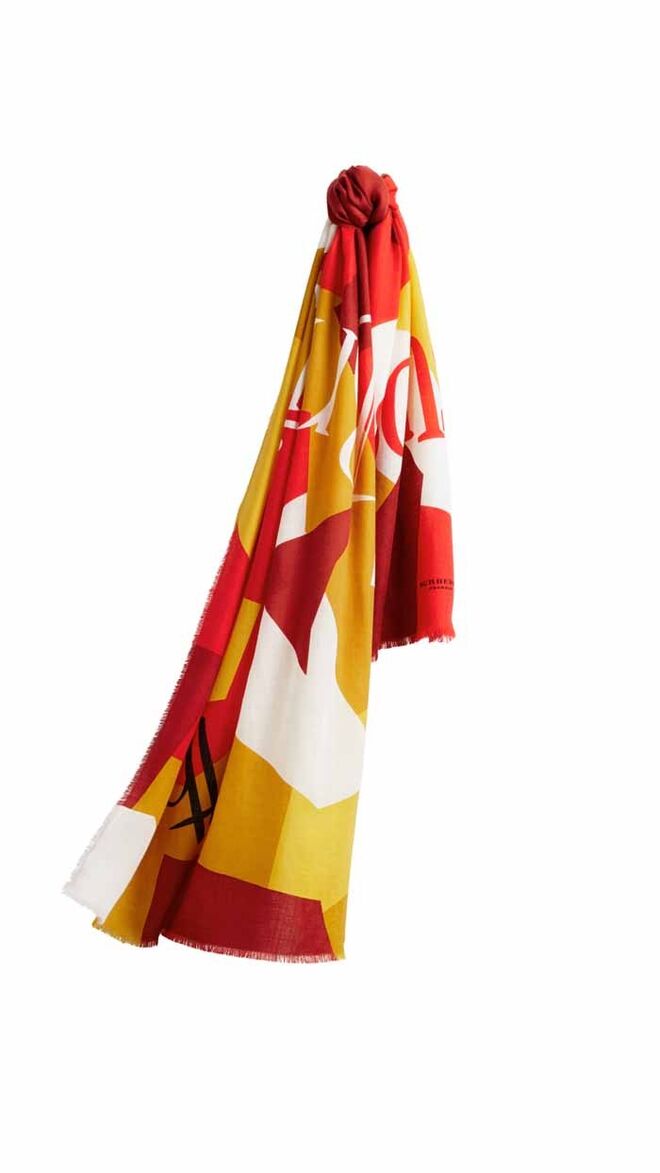 Écharpe em algodão, €695, Burberry Prorsum 