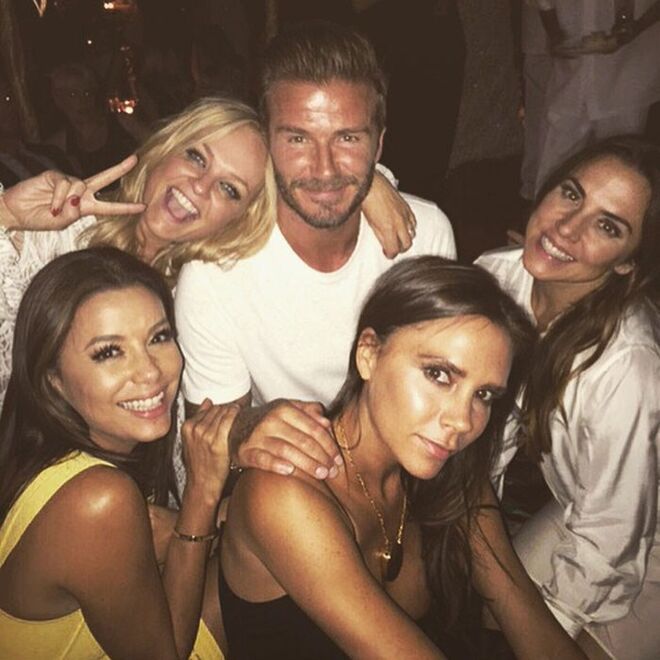 @davidbeckham/Instagram | 'Great to see these shy and retiring ladies. Never a dull moment'