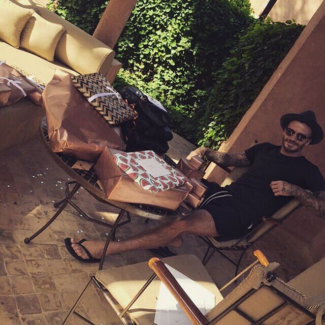 @davidbeckham/Instagram| 'I feel very spoilt this morning'