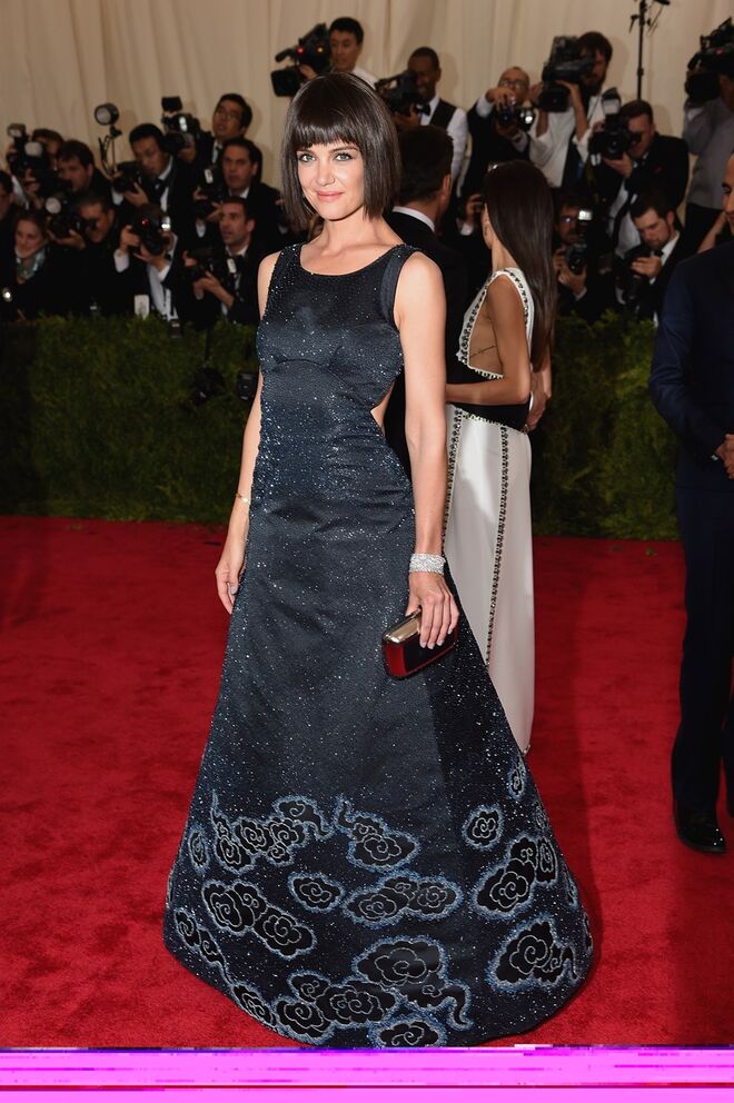 Katie Holmes em Zac Posen