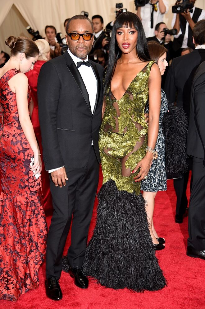 Lee Daniels e Naomi Campbell em Burberry
