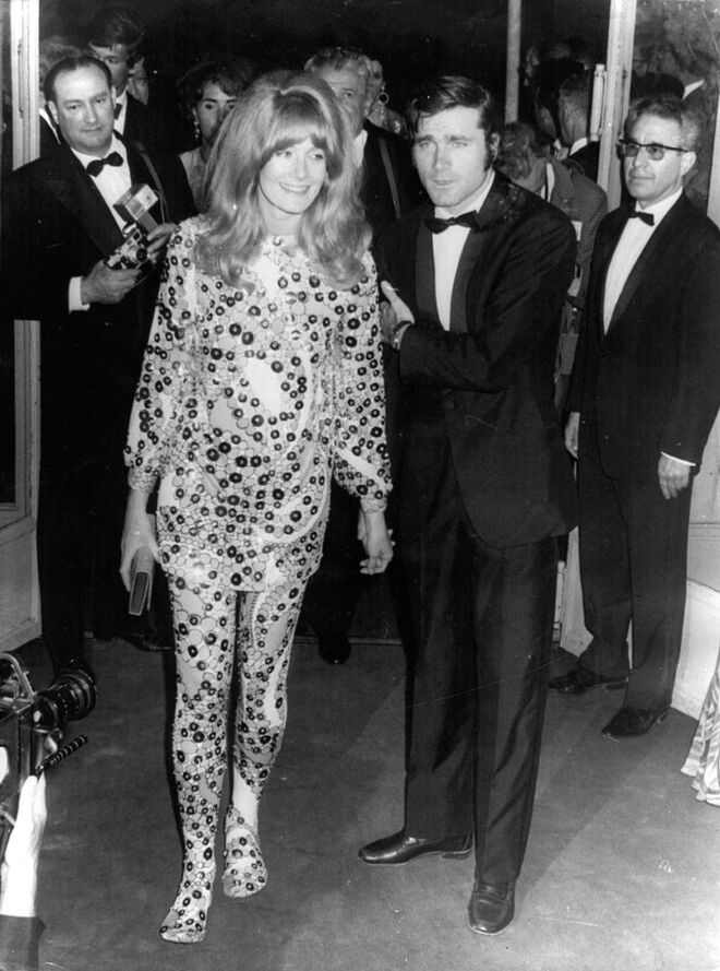 1967 | Vanessa Redgrave com o ator italiano Franco Nero