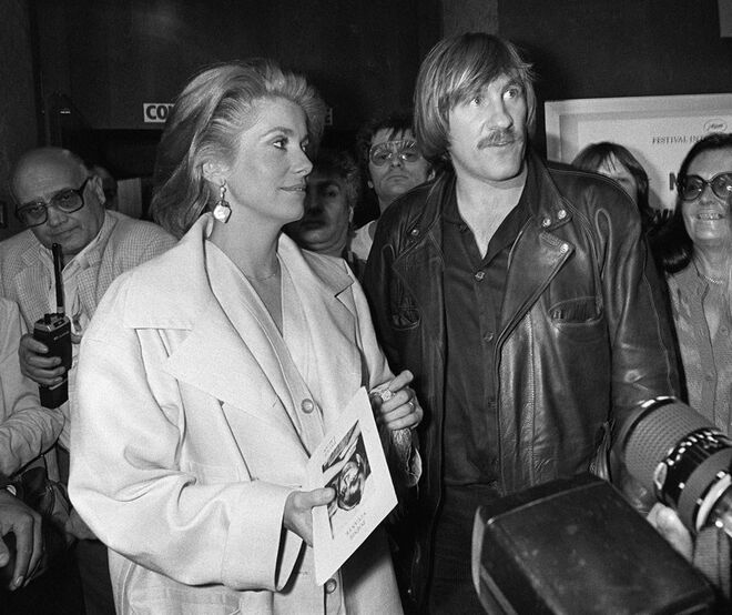 1984 | Catherine Deneuve com Gerard Depardieu