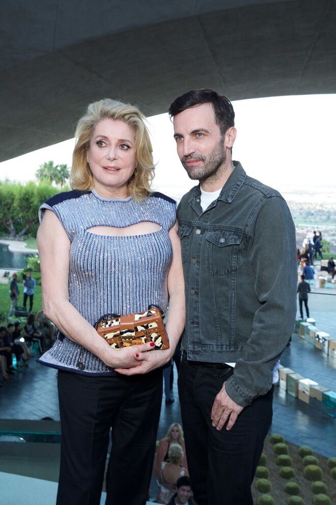 Catherine Deneuve e Nicolas Ghesquière