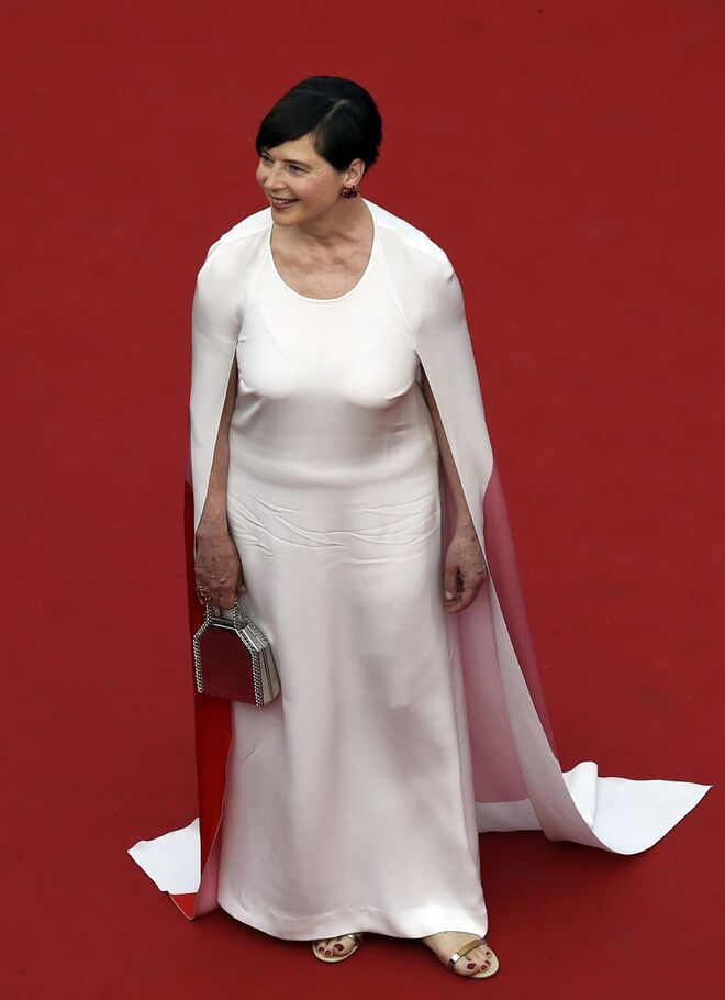 Isabella Rossellini com joias Chopard