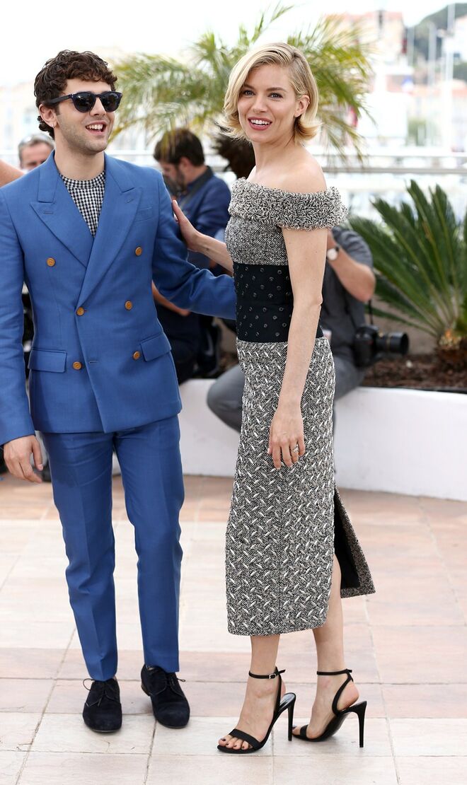 Xavier Dolan e Sienna Miller em Louis Vuitton