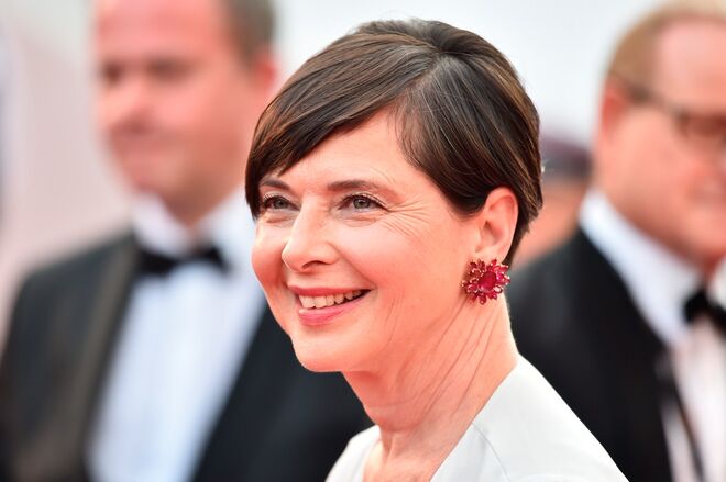 Isabella Rossellini com joias Chopard