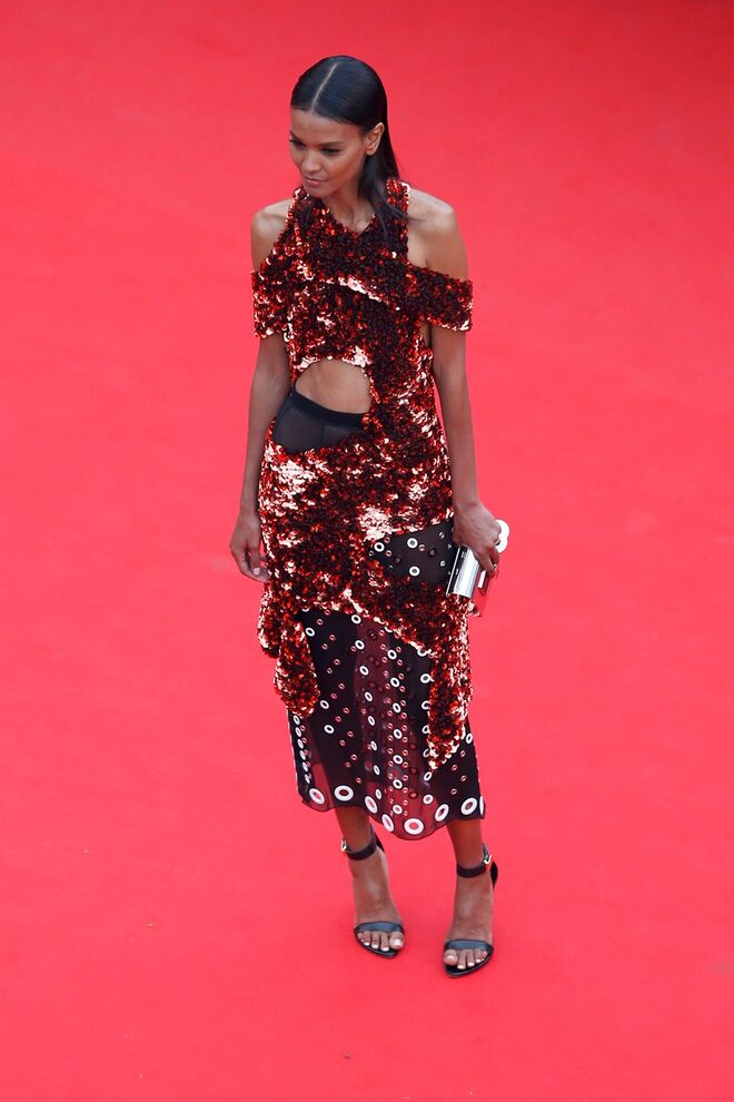 Liya Kebede em Proenza Schouler