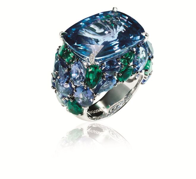 Aishwarya Rai com anel De Grisogono